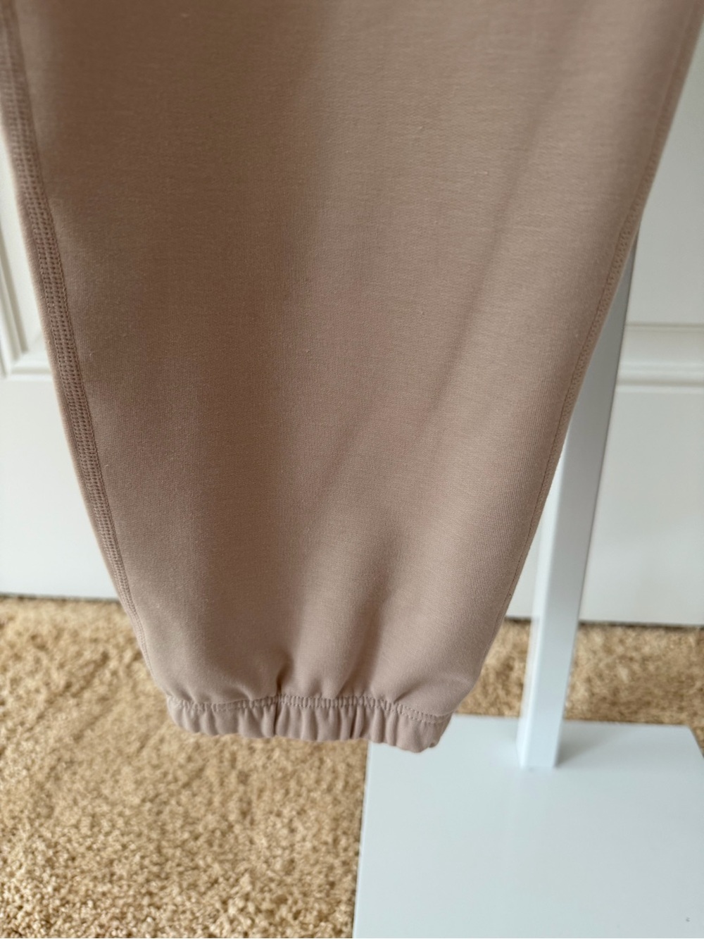 Vuori Neutral Beige / Blush Hooded Sweatshirt & Jogger Set - Picture 6 of 6